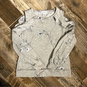 Liz Claiborne Cold Shoulder Sweatshirt Size M